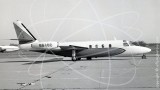 N848C - Aero Commander Jet Commander at Santa Barbara Municipal Airport in 1970