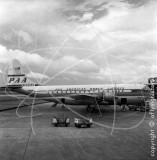 N1024V - Boeing 377 Stratocruiser at Singapore in 1957