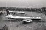 G-APFJ - Boeing 707 436 at Heathrow in 1975