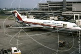 G-BHNE - Boeing 727 at Ringway, Manchester in 1984