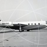 N848C - Aero Commander Jet Commander at Santa Barbara Municipal Airport in 1970