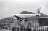 VR-HYU - Airbus A320 at Kai Tak Hong Kong in 1997