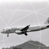 VR-HYU - Airbus A320 at Kai Tak Hong Kong in 1997
