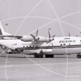 LZ-BAF - Antonov AN-12 at Heathrow in 1988
