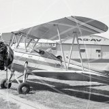 VH-AFX - Avro Cadet at Archerfield in 1970