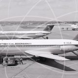G-ASJC - BAC 1-11 201 AC at Gatwick in 1972