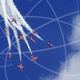 RED - BAe Systems Hawk T.1 at Binbrook in 1982