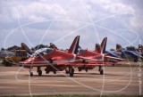 RED - BAe Systems Hawk T.1 at Fairford in 2007
