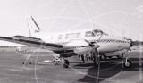 VH-AMD - Beech Queen Air at Dubbo in 1984