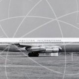 AP-AWU - Boeing 707 at Heathrow in 1975