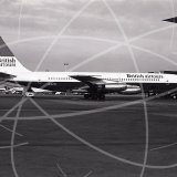G-APFF - Boeing 707 436 at Gatwick in 1974