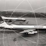 G-APFJ - Boeing 707 436 at Heathrow in 1975
