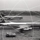G-APFJ - Boeing 707 436 at Heathrow in 1974