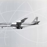 JY-AJK - Boeing 707 384c at Heathrow in 1990