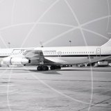 N7100 - Boeing 707 327C at Heathrow in 1971
