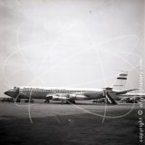 SU-APE - Boeing 707 366c at Rome Fiumicino in 1970