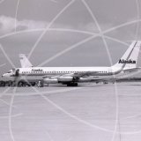 N720W - Boeing 720 at Oakland Airport in 1973