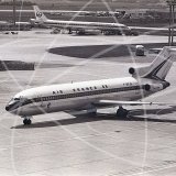 F-BPJQ - Boeing 727 at Orly in 1971