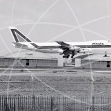 I-DEME - Boeing 747 143 at Fiumicinco Leonardo da Vinci Airport in 1970