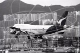 VH-EBT - Boeing 747 338 at Kai Tak Hong Kong in 1997