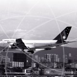 VH-INK - Boeing 747 at Kai Tak Hong Kong in 1997
