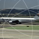 EC-FHA - Boeing 767 at Madrid in 2001