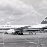 N605TW - Boeing 767 at Los Angeles Airport in 1984