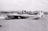 506 - de Havilland Vampire at Jeddah Airport in 1976