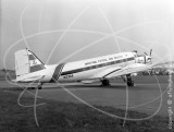 N23SA - Douglas DC-3 at Santa Barbara in 1977