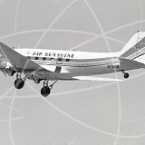 N75KW - Douglas DC-3 at Miami in 1975