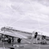 VH-EWE - Douglas DC-3 at Sydney Mascot Airport in 1959