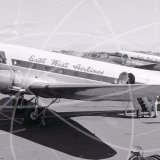 VH-EWF - Douglas DC-3 at Sydney Mascot Airport in 1958