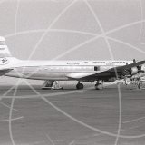 4W-ABP - Douglas DC-6 B at Jeddah Airport in 1974
