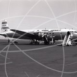 4W-ABP - Douglas DC-6 B at Jeddah Airport in 1974