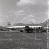 CF-CUR - Douglas DC-6 B at Kai Tak Hong Kong in 1958