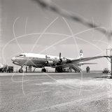 EP-AEX - Douglas DC-6 B at Tehran Airport in 1965