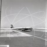 EP-AEX - Douglas DC-6 B at Tehran Airport in 1965