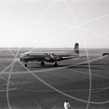 EP-AEX - Douglas DC-6 B at Dubai in 1969