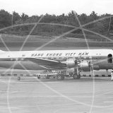 XV-NUD - Douglas DC-6 B at Singapore in 1967