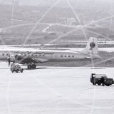 N323A - Douglas DC-7 at Beirut Airport in 1966