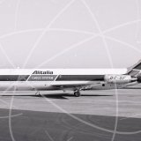 I-DIBK - Douglas DC-9 32F at Fiumicinco Leonardo da Vinci Airport in 1970