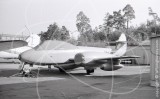 SE-CAS - Gloster Meteor T.7 at Bromma in 1972
