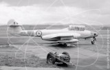 WA709 - Gloster Meteor T.7 at Turnhouse in 1962