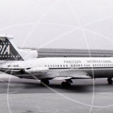 AP-AUG - Hawker Siddeley Trident 1E at Karachi Airport in 1968