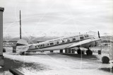N38BB - Lockheed 10 Electra at Ted Stevens Anchorage Airport in 1977