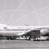 VH-ECC - Lockheed Electra L-188 at Sydney in 1960
