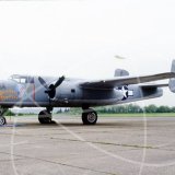 44-3088 - North American B-25 Mitchell at North Weald in 1991