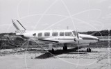 N850ST - Piper PA-31 Navajo at New Bedford in 1981
