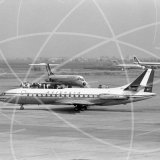 I-DABL - Sud Aviation SE 210 Caravelle at Rome Fiumicino in 1970