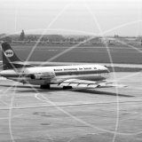 OO-CVA - Sud Aviation SE 210 Caravelle at Brussels in 1971